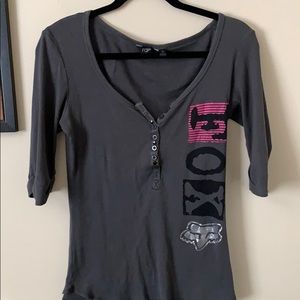 Fox quarter sleeve tee